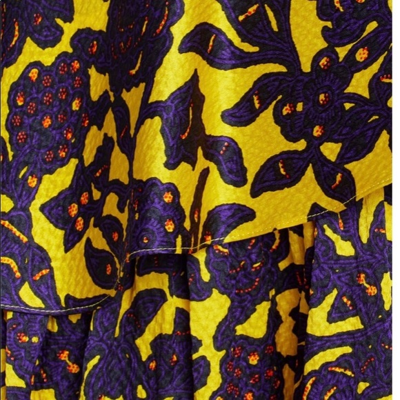 A.L.C. Viera Print Silk Top - Picture 4 of 5